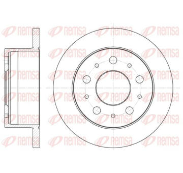 Brzdový kotouč KAWE 6741 00