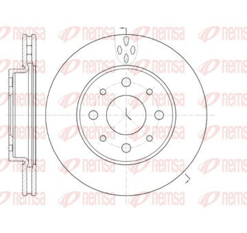 Brzdový kotouč KAWE 6745 10
