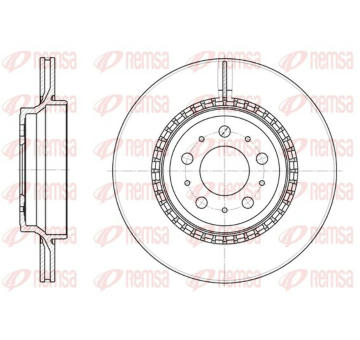 Brzdový kotouč KAWE 6777 10