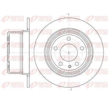 Brzdový kotouč KAWE 6779 00