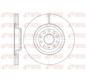 Brzdový kotouč KAWE 6791 10