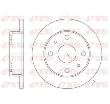 Brzdový kotouč KAWE 6830 00