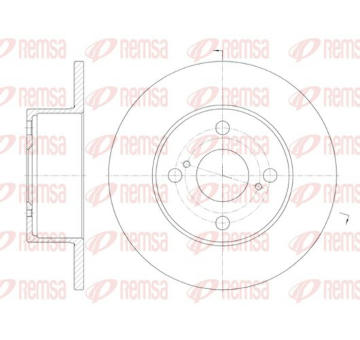Brzdový kotouč KAWE 6871 00