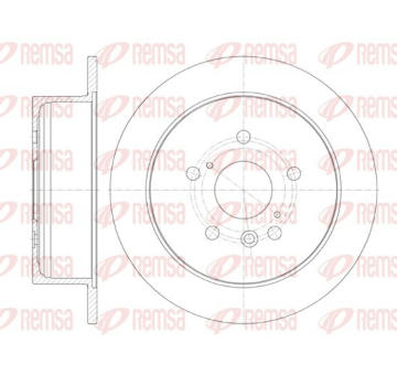 Brzdový kotouč KAWE 6911 00