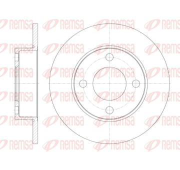 Brzdový kotouč KAWE 6917 00