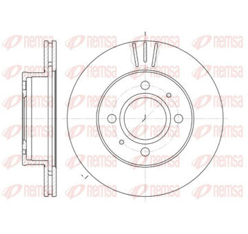 Brzdový kotouč KAWE 6927 10