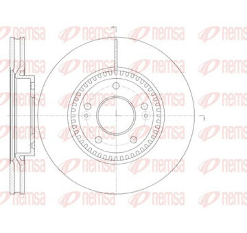 Brzdový kotouč KAWE 6988 10