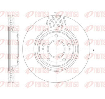 Brzdový kotouč KAWE 6996 10