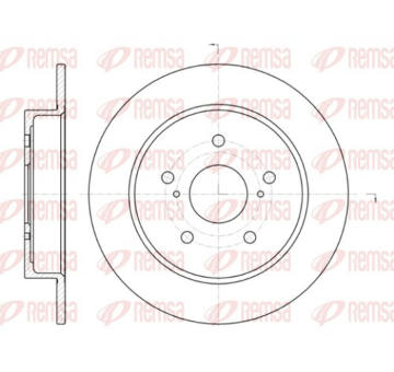 Brzdový kotouč KAWE 61425 00