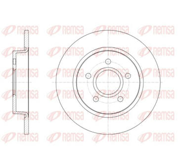 Brzdový kotouč KAWE 61503 00