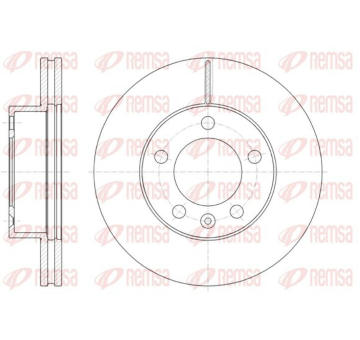 Brzdový kotouč KAWE 61475 10