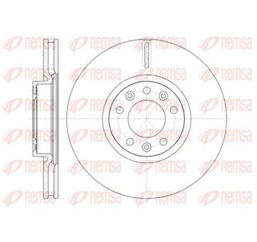 Brzdový kotouč KAWE 61472 10