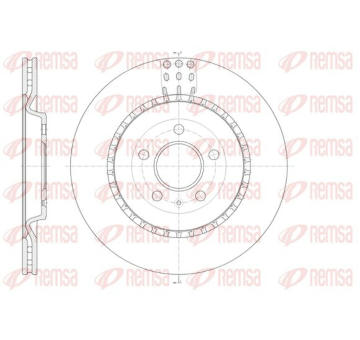Brzdový kotouč KAWE 61492 10