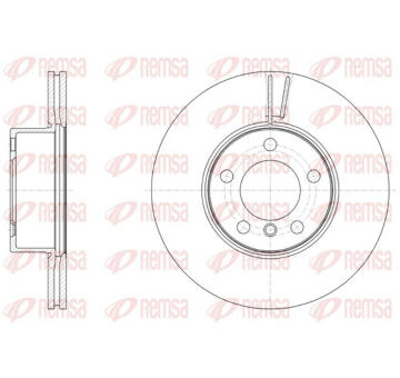 Brzdový kotouč KAWE 61496 10