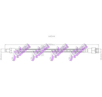 Brzdová hadice KAWE H4544