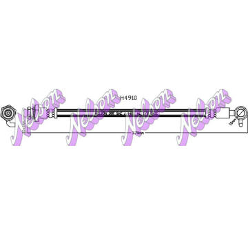 Brzdová hadice KAWE H4910