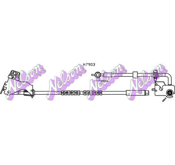 Brzdová hadice KAWE H7903