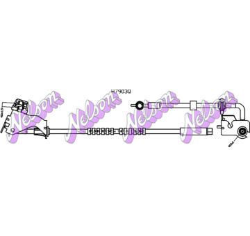 Brzdová hadice KAWE H7903Q