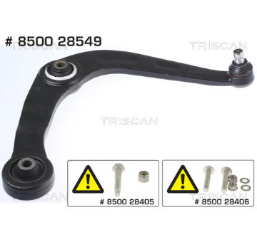 Řídicí páka, zavěšení kol KAWE 8500 28549