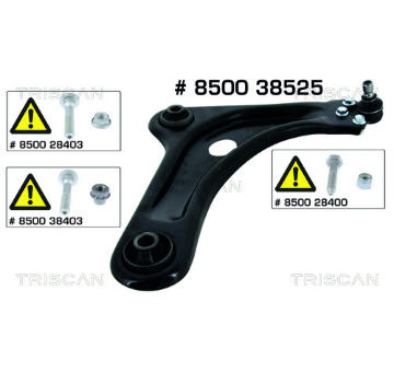 Řídicí páka, zavěšení kol KAWE 8500 38525