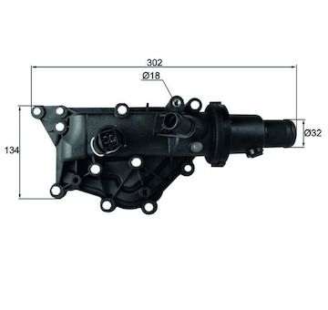 Termostat, chladivo MAHLE TH 60 89