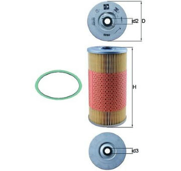 Olejový filtr MAHLE OX 80D