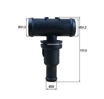 Termostat, chladivo MAHLE TH 53 75