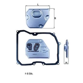 Hydraulický filtr, automatická převodovka MAHLE HX 169KIT