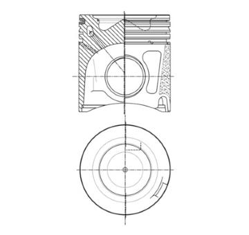 Píst MAHLE 007 PI 00147 000