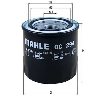 Olejový filtr MAHLE OC 294