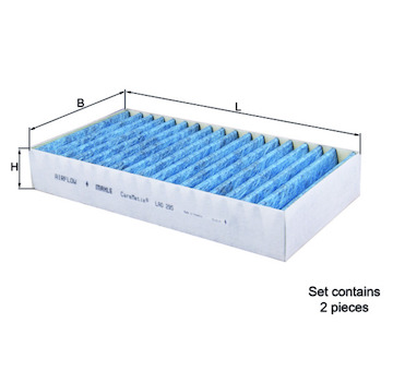 Filtr, vzduch v interiéru MAHLE LAO 295/S