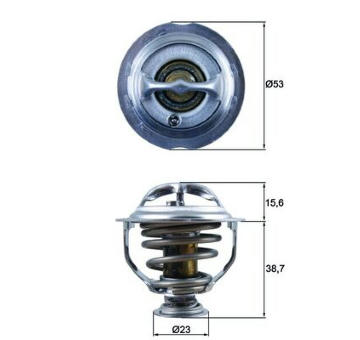 Termostat, chladivo MAHLE TX 123 95D