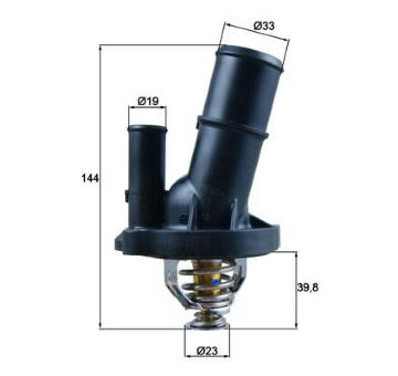 Termostat, chladivo MAHLE TI 230 82