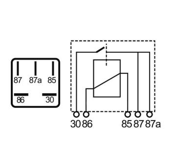 Relé, pracovní proud MAHLE MR 1
