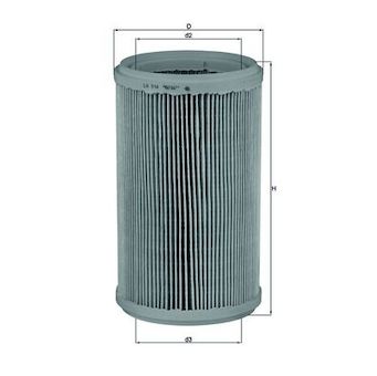 Vzduchový filtr MAHLE LX 914