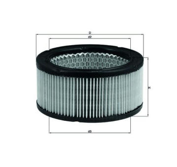 Vzduchový filter MAHLE LX 213