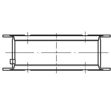 Hlavní ložiska klikového hřídele MAHLE 001 FL 10167 075
