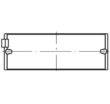 Hlavní ložiska klikového hřídele MAHLE 007 HL 20334 210