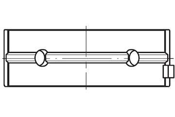 Hlavní ložiska klikového hřídele MAHLE 001 HL 10220 025