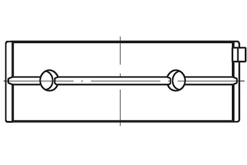 Hlavní ložiska klikového hřídele MAHLE 007 HL 21895 000