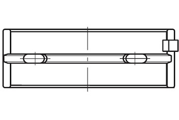 Hlavní ložiska klikového hřídele MAHLE 001 HL 19790 025