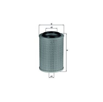 Vzduchový filtr MAHLE LX 496