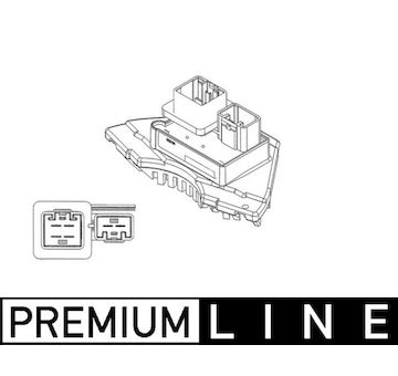 Regulace, vnitrni ventilace MAHLE ABR 35 000P