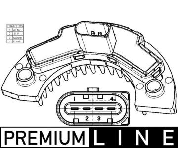 Regulace, vnitrni ventilace MAHLE ABR 9 000P