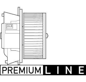 vnitřní ventilátor MAHLE AB 107 000P