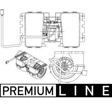 vnitřní ventilátor MAHLE AB 144 000P