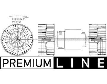 vnitřní ventilátor MAHLE AB 152 000P