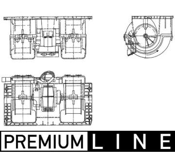 vnitřní ventilátor MAHLE AB 276 000P
