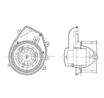 Vnútorný ventilátor MAHLE AB 54 000P