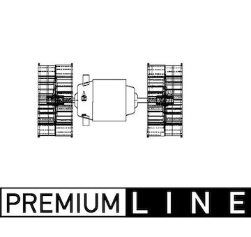 vnitřní ventilátor MAHLE AB 77 000P